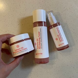 아이앤립 / EYENLIP 아이앤립 연어오일 리바이탈라이징 토너+앰플+크림 3종 세트 — 5점을 준 리뷰어가 2021년 5월 올린 사용 사진