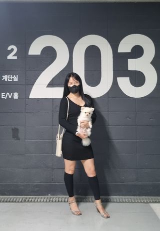 하트플로우 종아리 압박 밴드 스타킹 — 5점을 준 리뷰어가 2022년 9월 올린 사용 사진