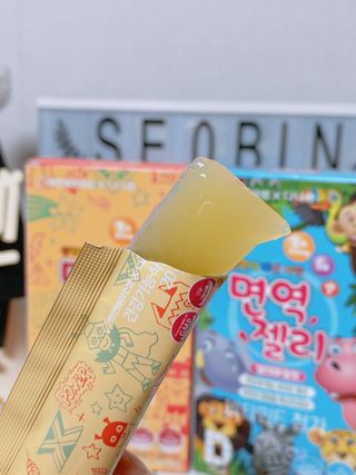 다나음 셀렌에 빠진 아연면역젤리 열대과일맛+사과맛 — 4점을 준 리뷰어가 2021년 3월 올린 사용 사진
