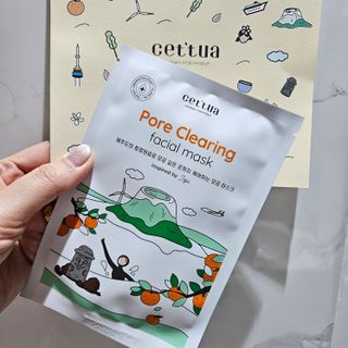 세뚜아(Cettua) [세뚜아] 포어 클리어링 마스크 Cettua Pore Clearing facial mask 5매 — 4점을 준 리뷰어가 2024년 2월 올린 사용 사진