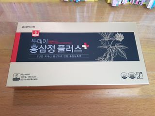 서울약사신협_투데이홍삼정플러스스틱_10g x 60포 — 5점을 준 리뷰어가 2021년 7월 올린 사용 사진