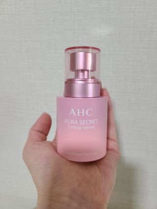 AHC 아우라 시크릿 톤업 벨벳 — 5점을 준 리뷰어가 2021년 4월 올린 사용 사진