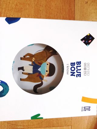 [블루 본 아이노우] 유아용 컬러마스크 40 PCS SET 2중 택 1 — 5점을 준 리뷰어가 2021년 5월 올린 사용 사진