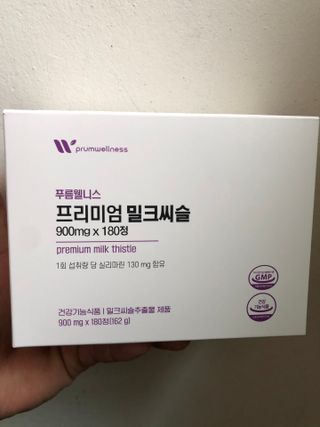 [푸름웰니스] 프리미엄 밀크씨슬 (900mgX180정) — 5점을 준 리뷰어가 2022년 4월 올린 사용 사진