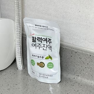 참유원 특허제조 활력 여주진액 여주즙 50포 — 5점을 준 리뷰어가 2022년 1월 올린 사용 사진