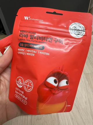 [푸름웰니스] 라바 멀티비타민 구미 36g — 5점을 준 리뷰어가 2022년 3월 올린 사용 사진