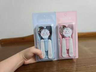 유비맘 스푼포크 케이스 세트 1+1 _컬러랜덤 발송 — 5점을 준 리뷰어가 2020년 12월 올린 사용 사진