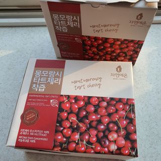 자연에온 몽모랑시 타트체리 착즙 100mL 10개입 2BOX — 5점을 준 리뷰어가 2021년 1월 올린 사용 사진