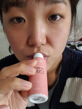 랩앤뷰티 메가 벨벳 콜라겐 12000 — 5점을 준 리뷰어가 2021년 5월 올린 사용 사진