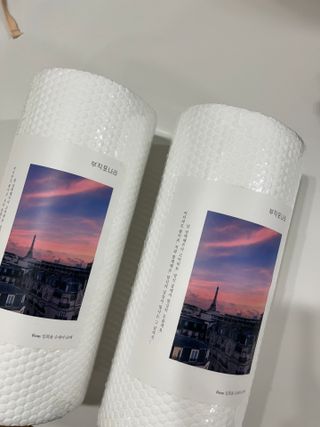 부직포나라 중금속유해물질ZERO 뜯어쓰는 주방 일회용수세미 60매 2매 — 5점을 준 리뷰어가 2022년 10월 올린 사용 사진