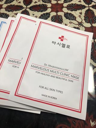 닥터마시멜로 마블러스 멀티 클리닉 마스크 — 5점을 준 리뷰어가 2021년 3월 올린 사용 사진