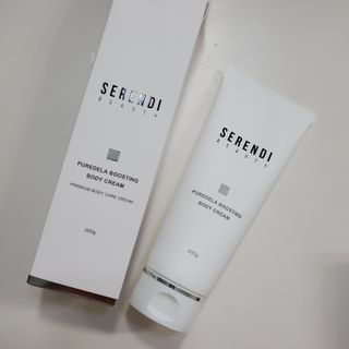 세렌디뷰티 퓨어델라 부스팅 바디크림 — 5점을 준 리뷰어가 2021년 8월 올린 사용 사진