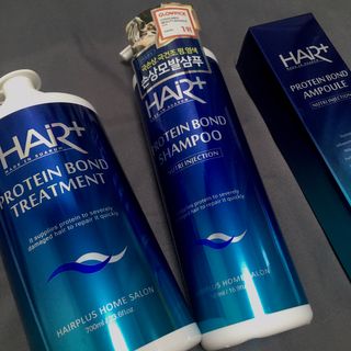 헤어플러스 단백질탈모샴푸 500ml+단백질본드앰플 145ml — 5점을 준 리뷰어가 2021년 3월 올린 사용 사진