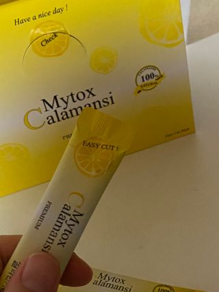 신보웰빙 마이톡스 깔라만시환 1박스/56포 — 5점을 준 리뷰어가 2022년 12월 올린 사용 사진