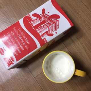 락티노브 프랑스에서 온 프리미엄 우유 래드바쉬 멸균우유 1L x 4개 — 5점을 준 리뷰어가 2021년 11월 올린 사용 사진