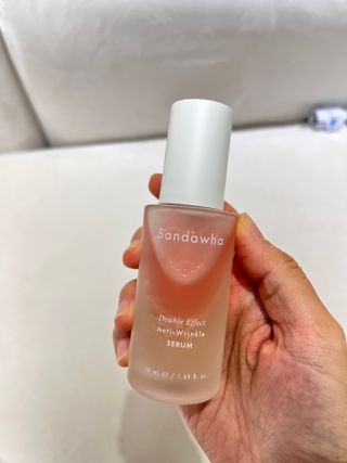 산다화 더블 이펙트 안티 링클 세럼 50ml — 3점을 준 리뷰어가 2023년 11월 올린 사용 사진