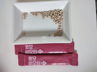 광동생활건강 [풍성한 자신감의 비결] 광동 효모 비오틴 플러스 — 4.5점을 준 리뷰어가 2023년 10월 올린 사용 사진