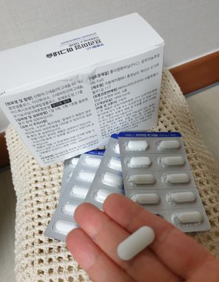 [푸름웰니스] 프리미엄 마그네슘 (1000mgX180정) — 4점을 준 리뷰어가 2022년 5월 올린 사용 사진