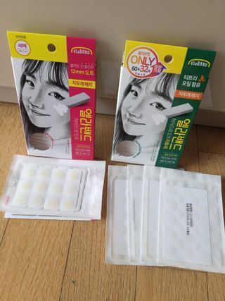 올리브영 엘라밴드 하이드로 도트 스팟패치 12mm, 티트리 — 5점을 준 리뷰어가 2022년 10월 올린 사용 사진