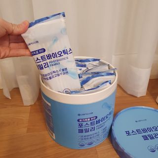 서울약사신협_포스트바이오틱스패밀리_5g x 100포 — 5점을 준 리뷰어가 2021년 3월 올린 사용 사진