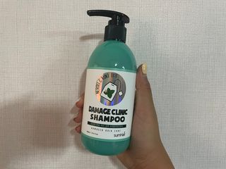 썸헤어 / SUMHAIR 썸헤어 데미지 클리닉 샴푸+트리트먼트 네롤리&민트티 — 5점을 준 리뷰어가 2021년 5월 올린 사용 사진