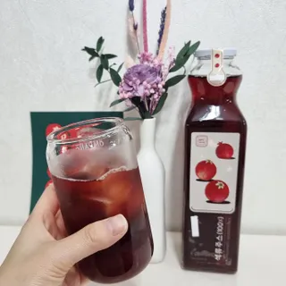 [바이윙클] 페르시아 유기농 석류 착즙주스 750ml 2병 + 선물박스 세트 — 5점을 준 리뷰어가 2022년 3월 올린 사용 사진