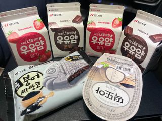 빙그레 우유얌 초코 / 우유얌 딸기 — 5점을 준 리뷰어가 2021년 4월 올린 사용 사진