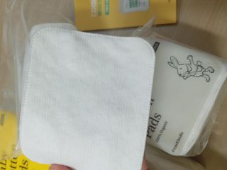 디어엘로디 프리미엄 유기농 베이비 솜티슈 40매 3 + 1 PACK — 5점을 준 리뷰어가 2021년 2월 올린 사용 사진