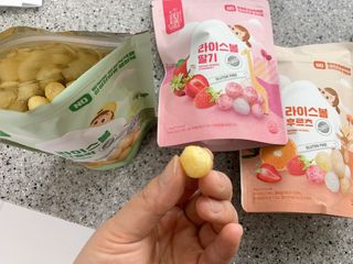 아비삭라이스볼 3종 /딸기,후르츠,단호박 — 5점을 준 리뷰어가 2021년 4월 올린 사용 사진