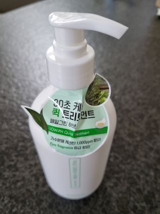 멈칫(MUMCHIT) 멈칫 단백질 퀵트리트먼트 — 5점을 준 리뷰어가 2021년 12월 올린 사용 사진