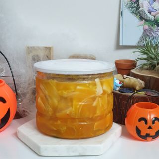 셰프애찬 단호박 백김치 1kg — 5점을 준 리뷰어가 2022년 10월 올린 사용 사진