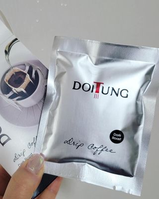 도이퉁 드립백 커피 60g 다크로스트 미디움로스트 — 4점을 준 리뷰어가 2021년 3월 올린 사용 사진