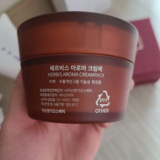 약손명가코스메틱 헤르비스 아로마 크림팩 50ml — 4점을 준 리뷰어가 2021년 2월 올린 사용 사진