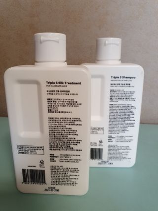 트리플에스 탈모 샴푸 275ml + 실크 트리트먼트 275ml — 5점을 준 리뷰어가 2021년 3월 올린 사용 사진