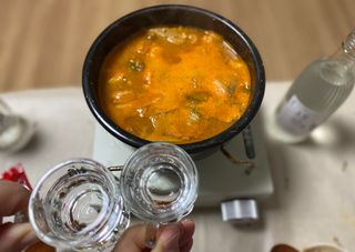 소담스퀘어 상암 궁중해물탕조씨집 백년가게 조씨집 팔뚝탕1인분550g — 4점을 준 리뷰어가 2022년 12월 올린 사용 사진