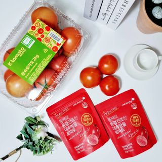 레드닥터 완숙토마토 + 통째로 동결건조한 대추방울토마토 — 5점을 준 리뷰어가 2022년 11월 올린 사용 사진