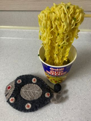 NISSIN 닛신 컵누들  4종 - 씨푸드오리지날, 씨푸드 스파이시, 씨푸드 커리, 씨푸드 XO소스 — 5점을 준 리뷰어가 2021년 11월 올린 사용 사진