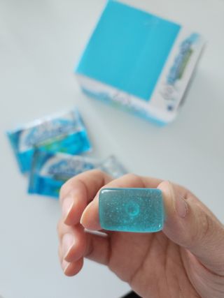 마요라 히말라야 솔트 캔디 2종-페퍼민트 맛, 라임민트 맛 — 5점을 준 리뷰어가 2022년 12월 올린 사용 사진