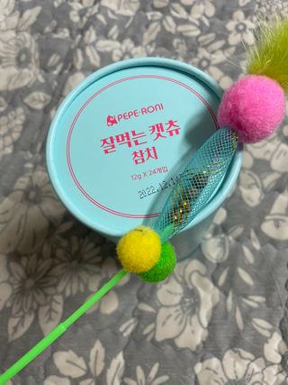 페페로니 잘 먹는 캣츄 - 원양선 참치 24개입 — 5점을 준 리뷰어가 2021년 7월 올린 사용 사진