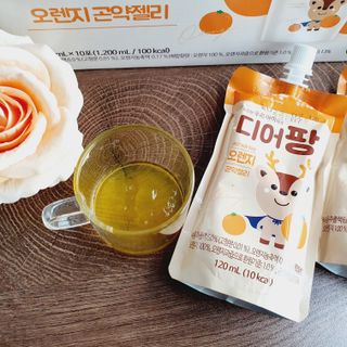 [몸엔용] 우리 아이 건강간식, 달콤한 녹용곤약젤리 디어팡 4종 — 5점을 준 리뷰어가 2021년 11월 올린 사용 사진