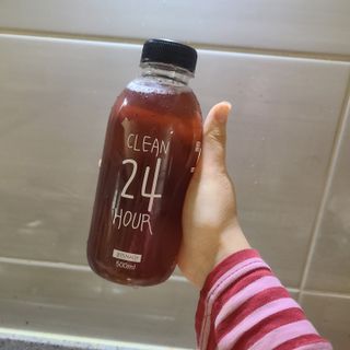클린24시간 1BOX(5포) + 전용보틀(500ml) — 4점을 준 리뷰어가 2022년 12월 올린 사용 사진