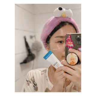 더마포레스트 모이스처라이징 아쿠아크림 / 수분크림 히알루론산 펩타이드 보습 미백 주름개선 — 5점을 준 리뷰어가 2021년 7월 올린 사용 사진