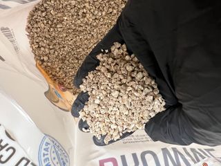 브라우니모래 [브라우니] 고양이 카사바모래 브라우니 천연 응고형 모래  6Lx2개 — 4.5점을 준 리뷰어가 2023년 11월 올린 사용 사진