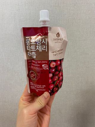 자연에온 몽모랑시 타트체리 착즙 100mL 10개입 2BOX — 5점을 준 리뷰어가 2021년 1월 올린 사용 사진