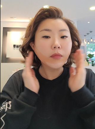 아이디플라코스메틱 아이디 페이스핏 마이너스 밴드 v2 — 4점을 준 리뷰어가 2021년 10월 올린 사용 사진