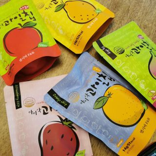 아비삭과일칩 5종 /딸기,사과,배,귤,무화과 5종 — 4.5점을 준 리뷰어가 2021년 3월 올린 사용 사진