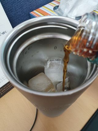 무라벨 바리스타룰스 디카페인 아메리카노 — 5점을 준 리뷰어가 2024년 4월 올린 사용 사진