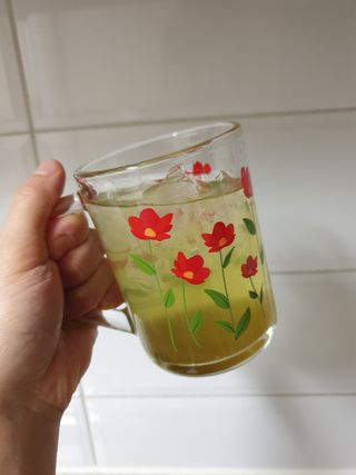 [복음자리] 바리스타 패키지 2종 랜덤발송 (딸기스무디 스틱+샤인머스캣에이드 or 망고스무디+자몽에이드) — 5점을 준 리뷰어가 2022년 7월 올린 사용 사진