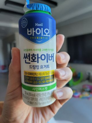 LIVE 매일바이오 썬화이버 드링킹 요거트 — 5점을 준 리뷰어가 2022년 8월 올린 사용 사진