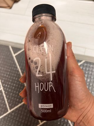 클린24시간 1BOX(5포) + 전용보틀(500ml) — 4.5점을 준 리뷰어가 2023년 4월 올린 사용 사진